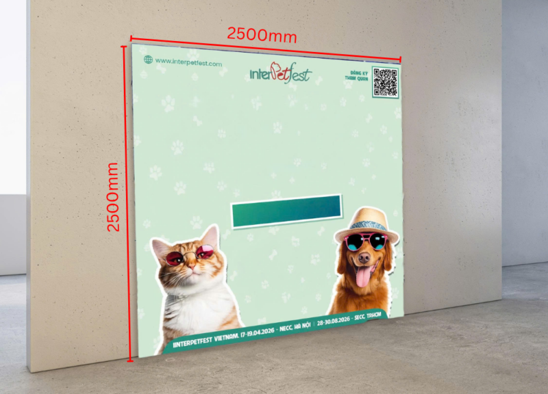 backdrop 2,5x2,5m